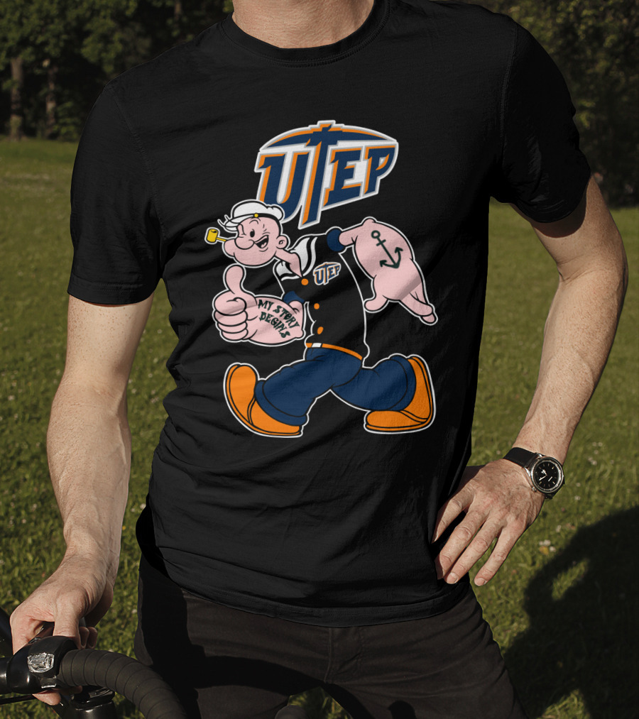 Utep Miners Popeye My Story Begins T-Shirt