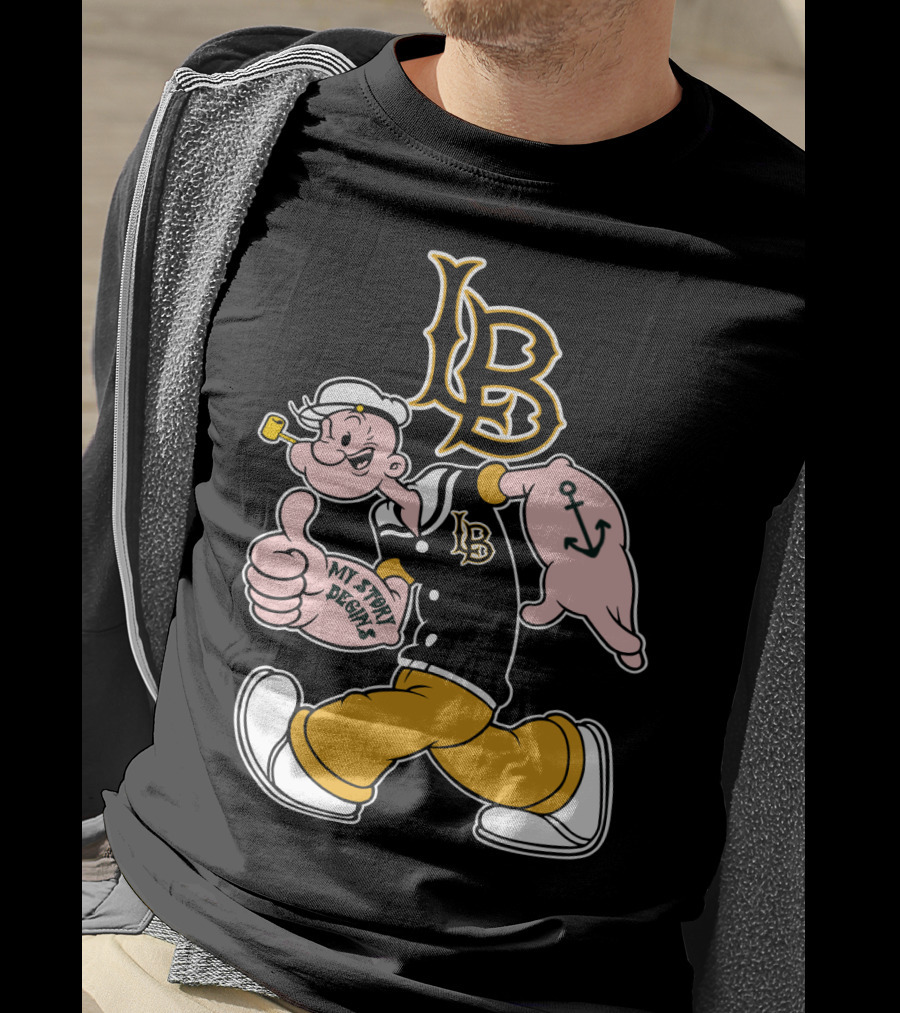 Lb My Story Begins Popeye Anchor T-Shirt