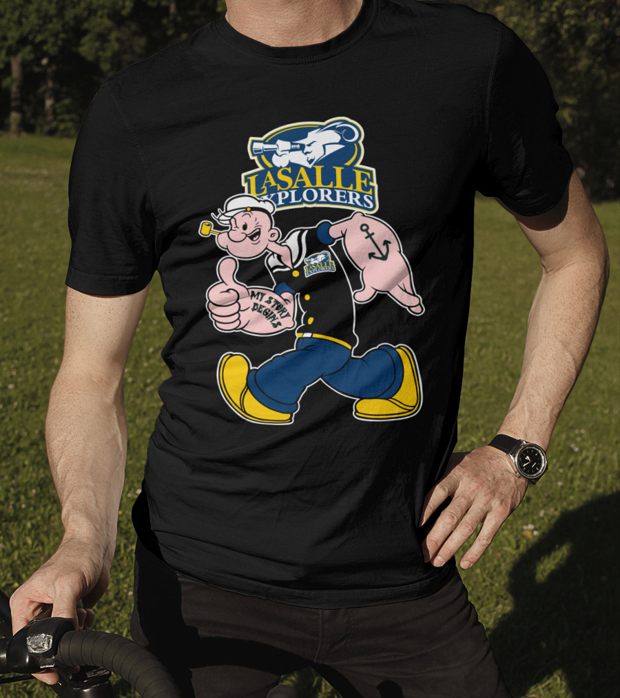 La Salle Explorers My Story Begins Iconic Cartoon Sailor Character T-Shirt