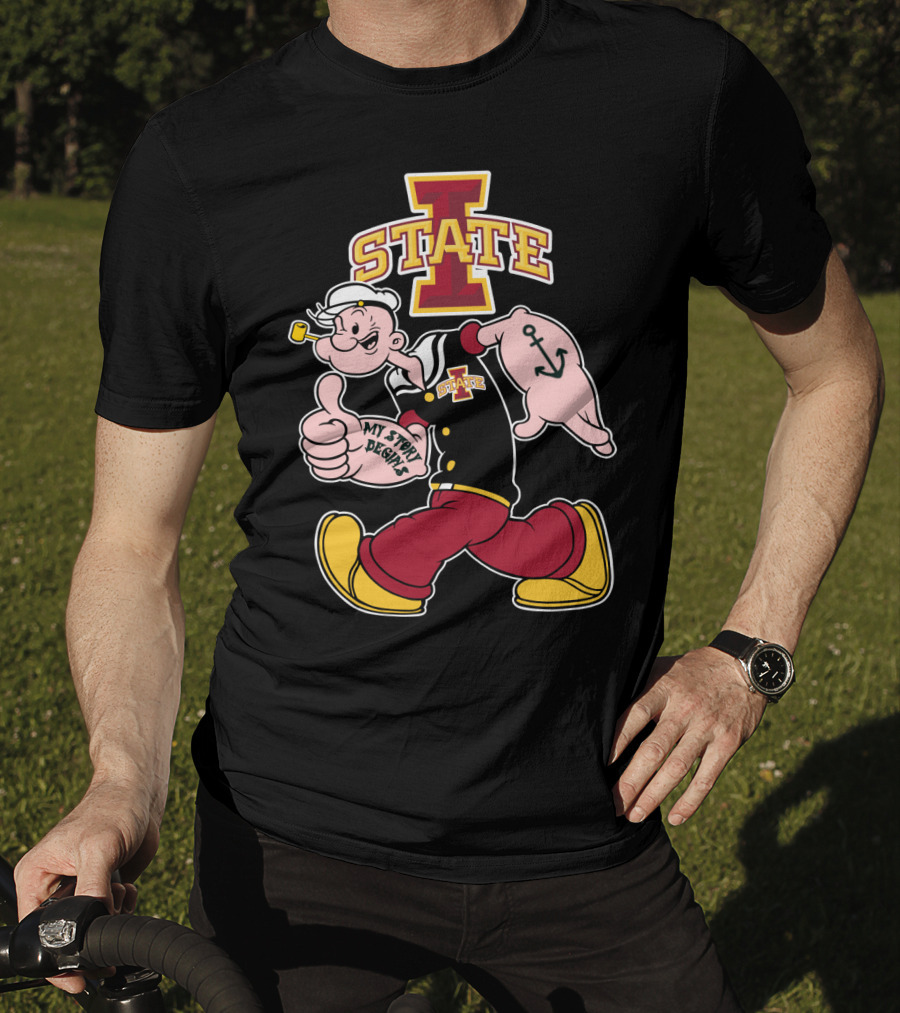 Iowa State Cyclones Popeye My Story Begins T-Shirt