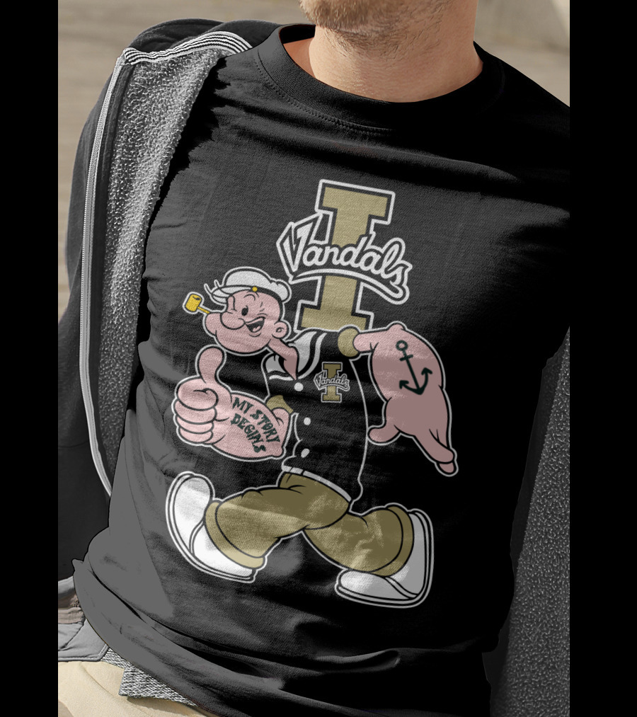 Idaho Vandals Popeye My Story Begins T-Shirt