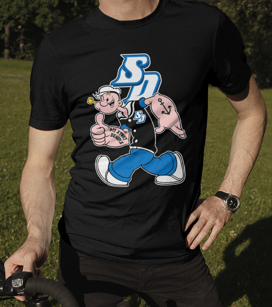 Sd 287 San Diego Toreros My Story Designs T-Shirt