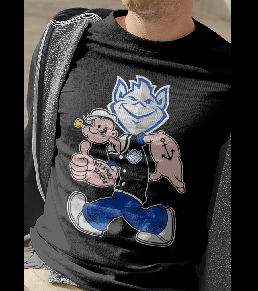 Saint Louis Billikens Popeye My Story Begins T-Shirt