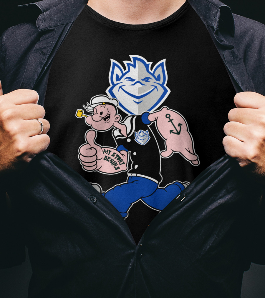 Saint Louis Billikens Popeye My Story Begins T-Shirt