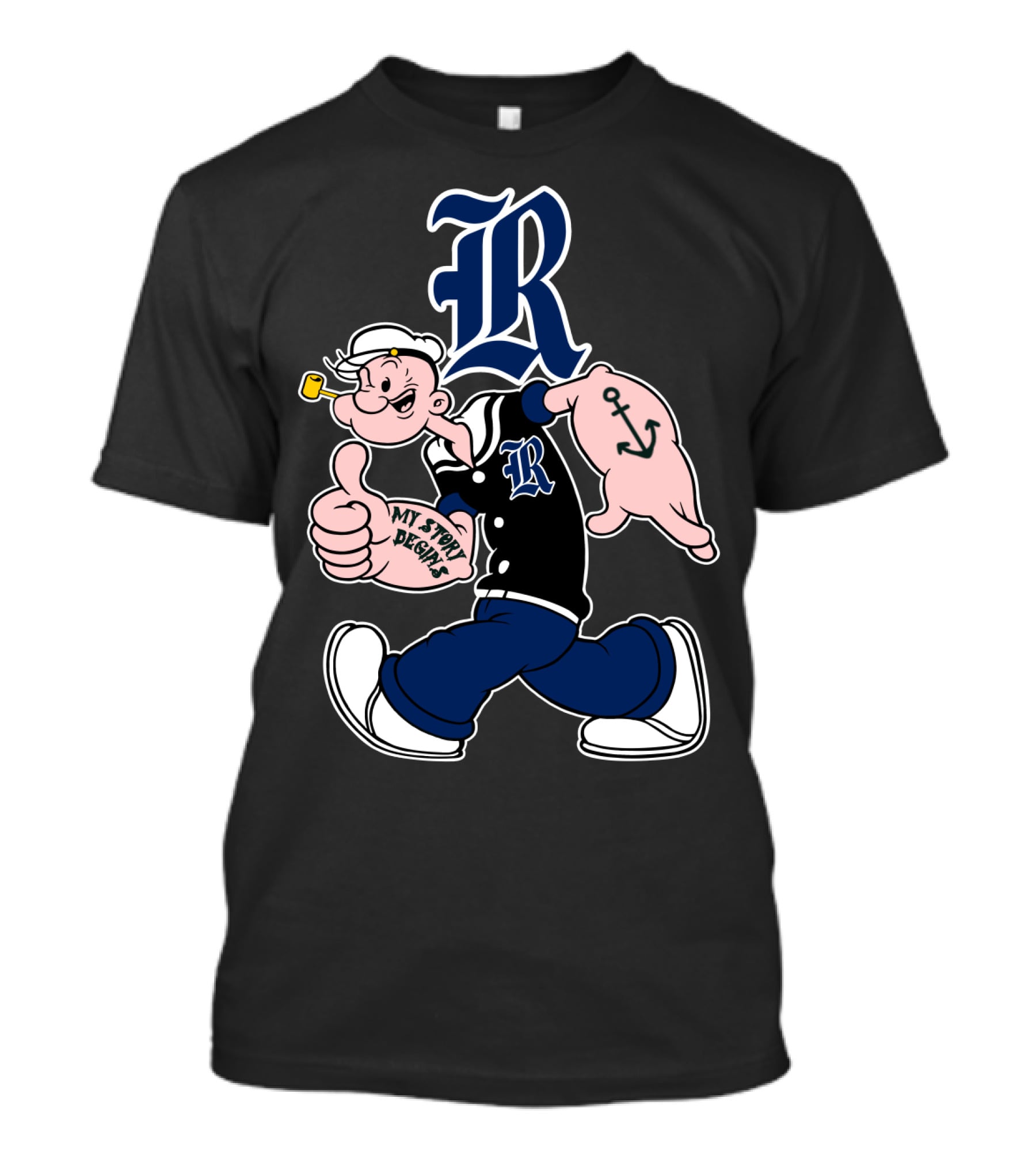 R Rice Owls My Story Begins T-Shirt