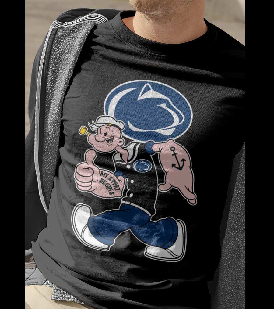 Penn State Nittany Lions Popeye My Story Begins T-Shirt