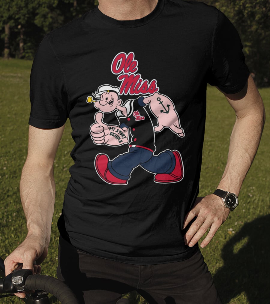 Ole Miss Rebels Popeye My Story Begins T-Shirt
