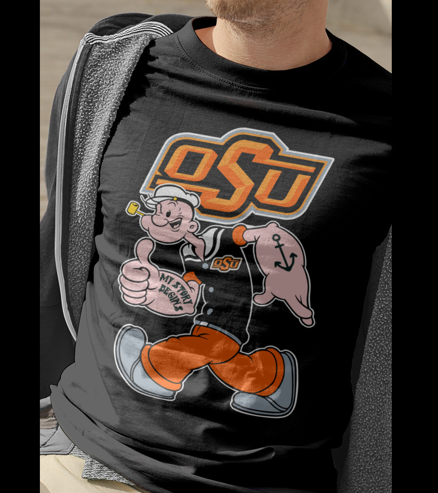 Osu Cowboy Popeye My Story Begins T-Shirt