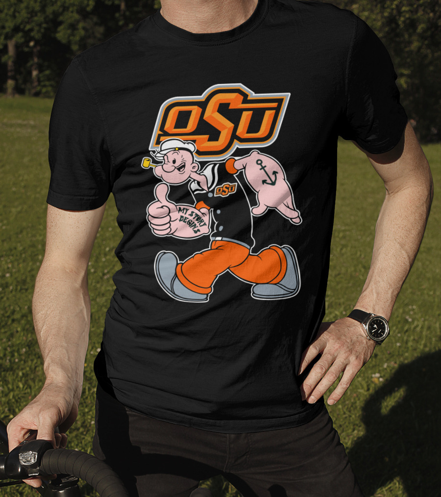 Osu Cowboy Popeye My Story Begins T-Shirt
