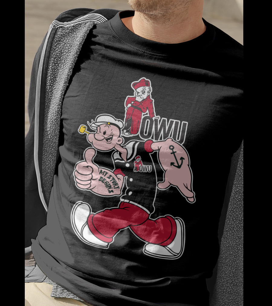 Owu Ohio Wesleyan Battling Bishops My Story Begins T-Shirt
