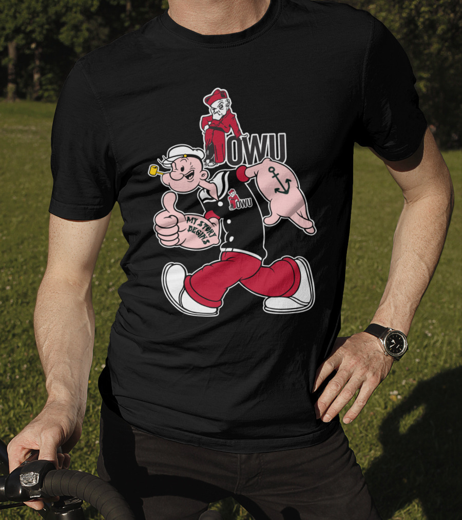 Owu Ohio Wesleyan Battling Bishops My Story Begins T-Shirt