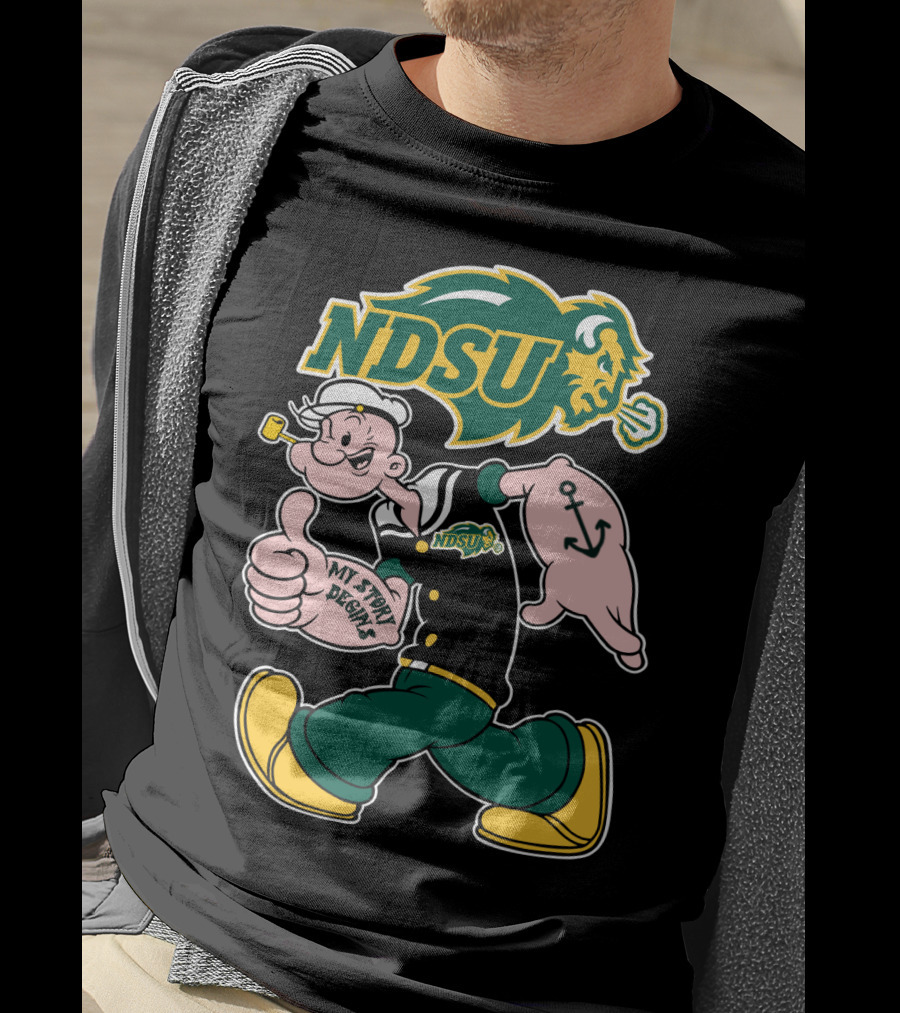 Ndsu North Dakota State Bison My Story Begins T-Shirt