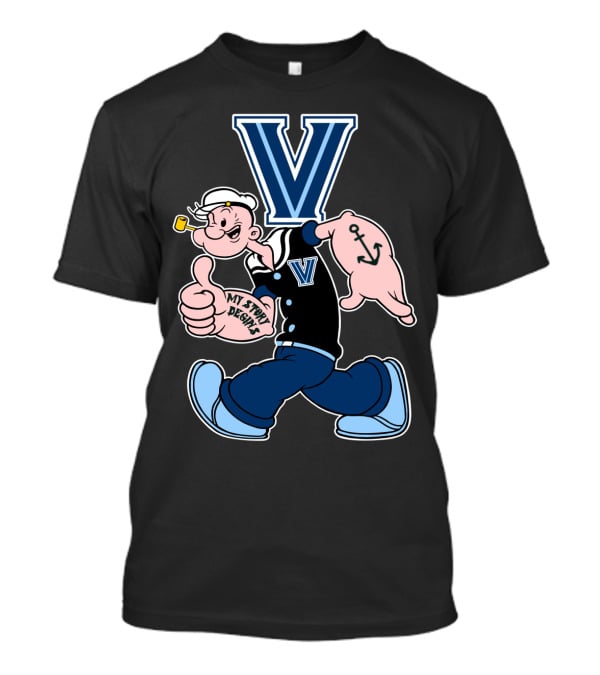 Villanova Wildcats Popeye V T-Shirt