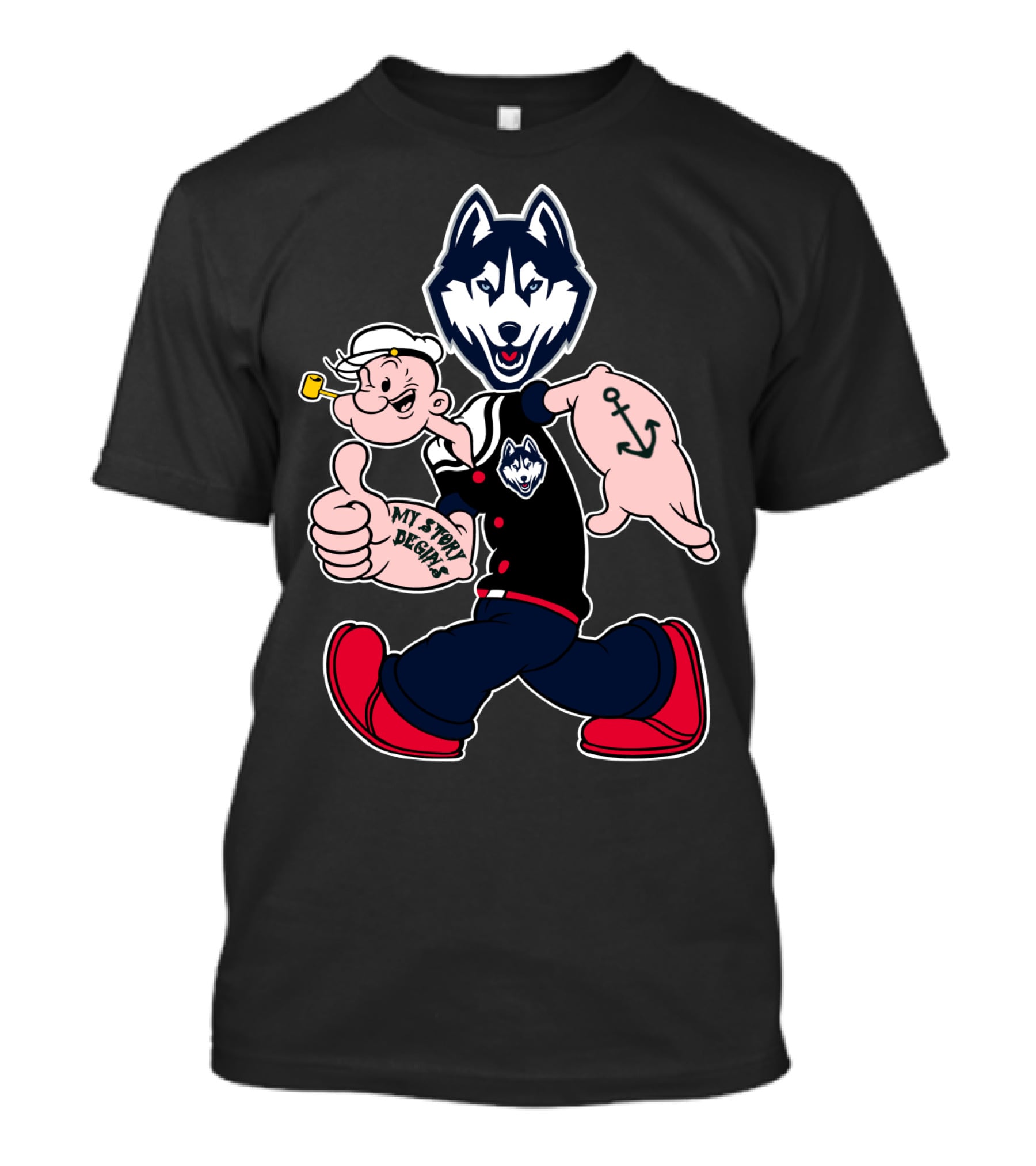 Uconn Huskies My Story Begins T-Shirt