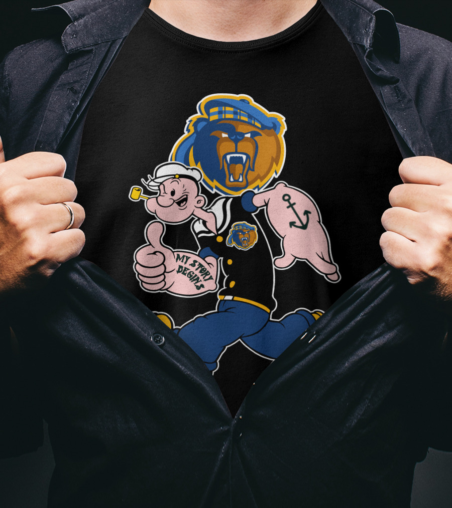 Uc Riverside Highlanders My Story Begins Sailor Bear T-Shirt