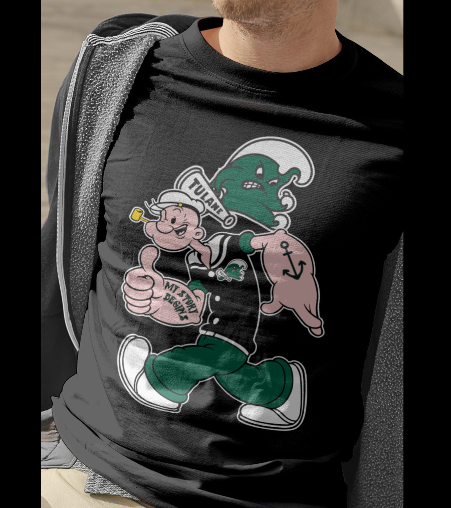 Tulane Green Wave My Story Designs T-Shirt