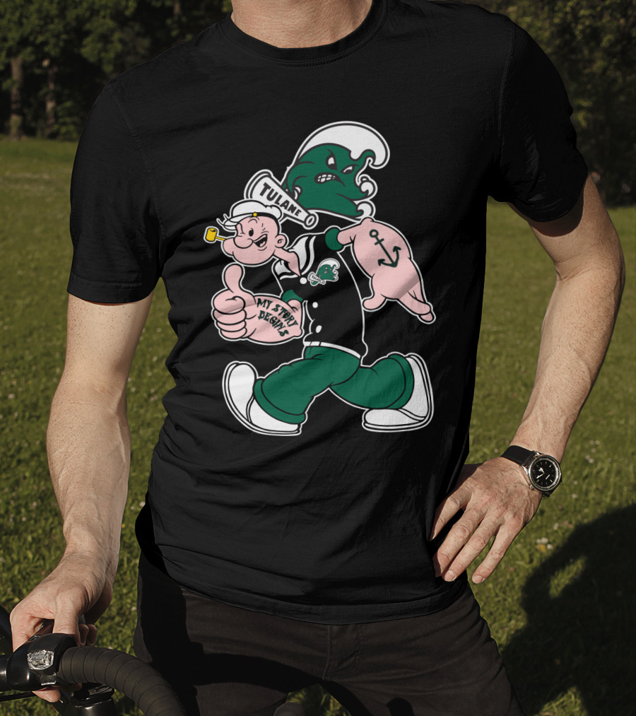 Tulane Green Wave My Story Designs T-Shirt