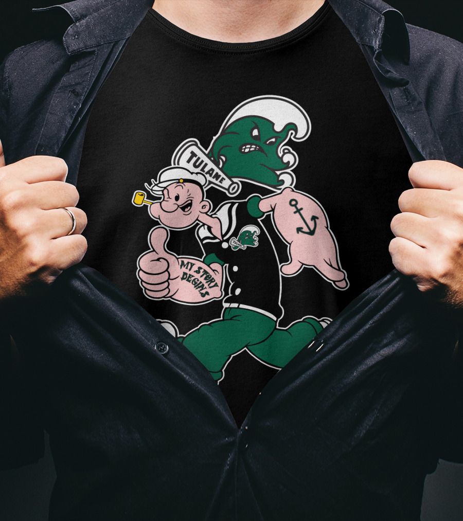 Tulane Green Wave My Story Designs T-Shirt