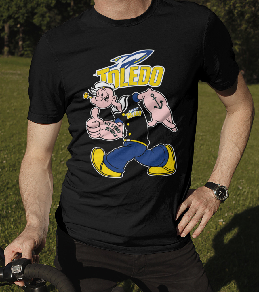 Toledo Rockets Popeye My Story Begins T-Shirt