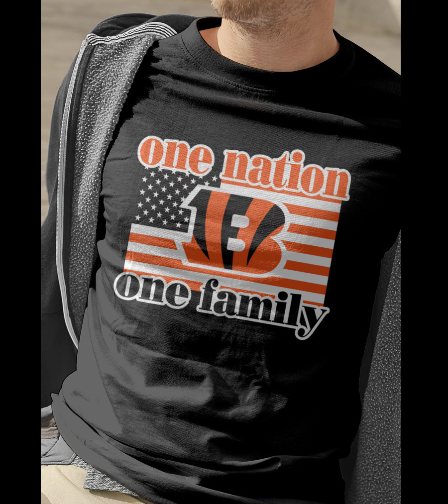 Cincinnati Bengals One Nation One Family T-Shirt