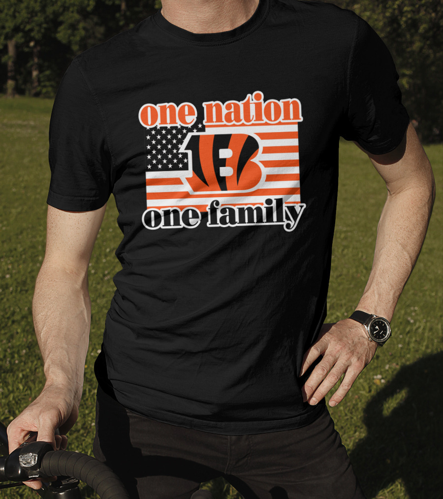 Cincinnati Bengals One Nation One Family T-Shirt
