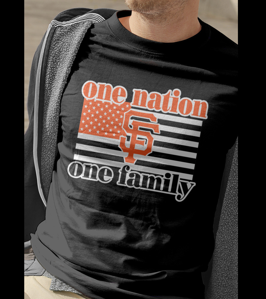One Nation One Family San Francisco Giants T-Shirt