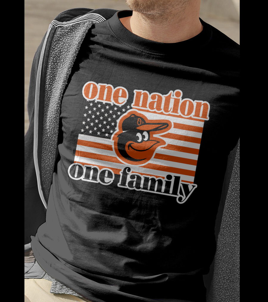 One Nation One Family 59 Baltimore Orioles T-Shirt