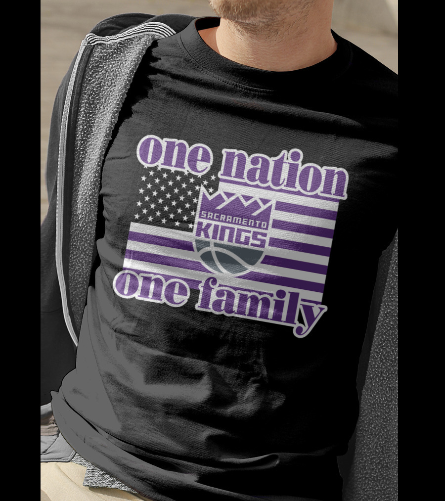 Sacramento Kings One Nation One Family T-Shirt