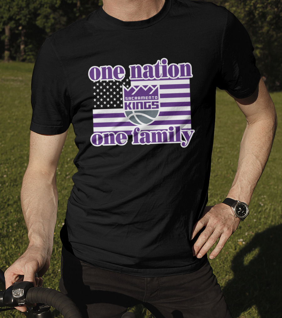 Sacramento Kings One Nation One Family T-Shirt