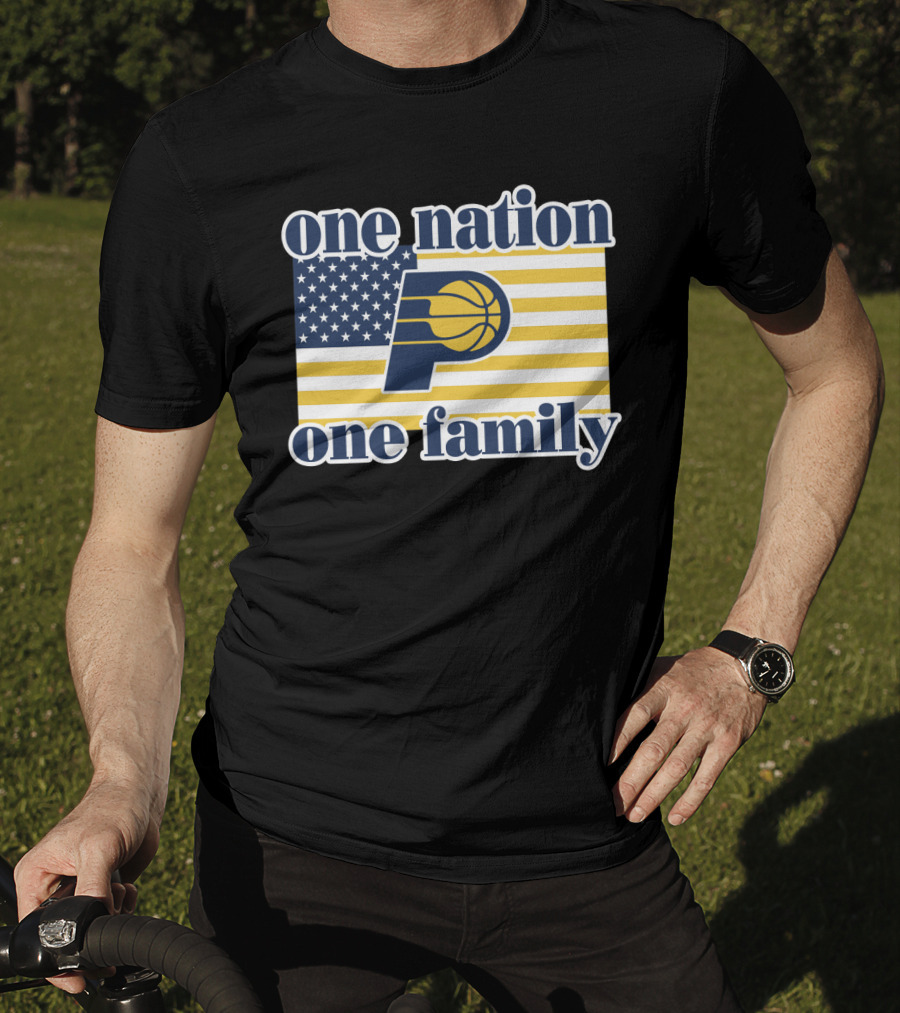 One Nation One Family Indiana Pacers Retro T-Shirt