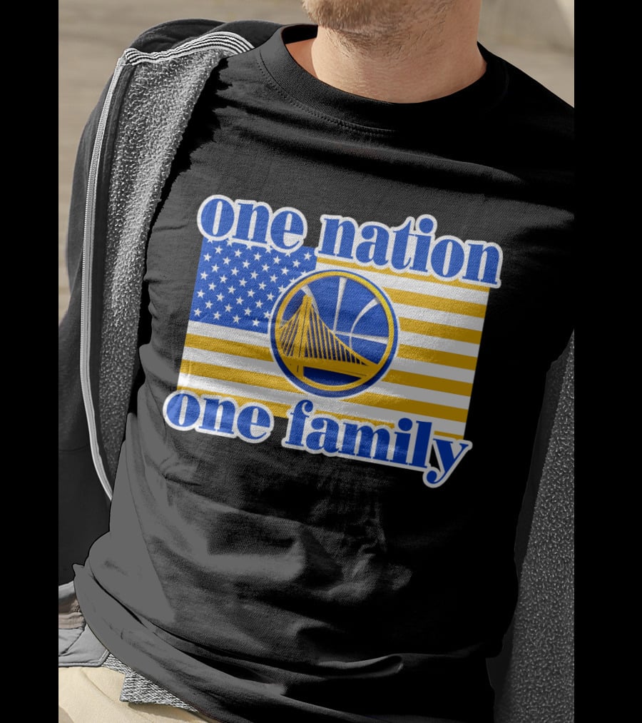 Golden State Warriors One Nation One Family T-Shirt