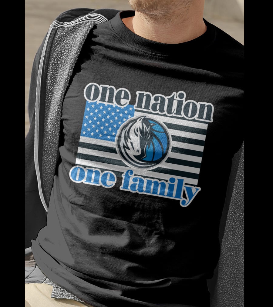One Nation One Family 83 Dallas Mavericks T-Shirt