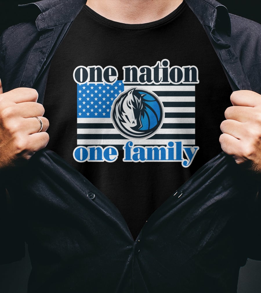 One Nation One Family 83 Dallas Mavericks T-Shirt