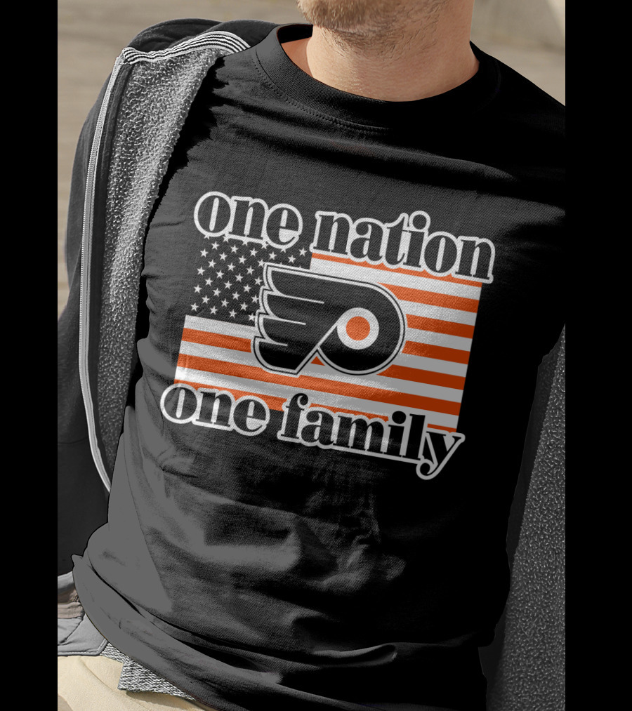 Philadelphia Flyers One Nation One Family 96 T-Shirt
