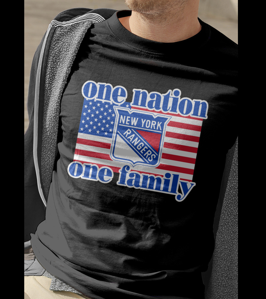 New York Rangers One Nation One Family 97 T-Shirt