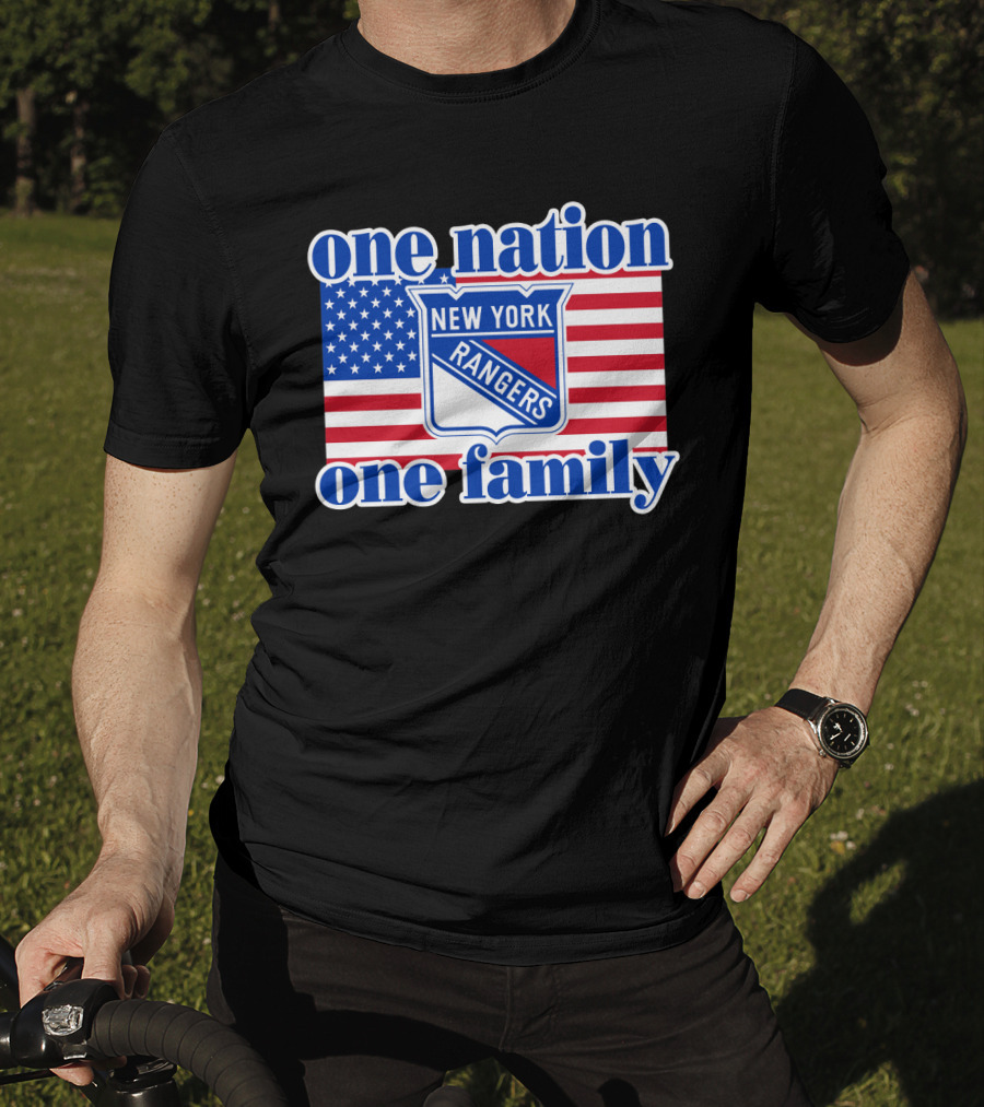 New York Rangers One Nation One Family 97 T-Shirt