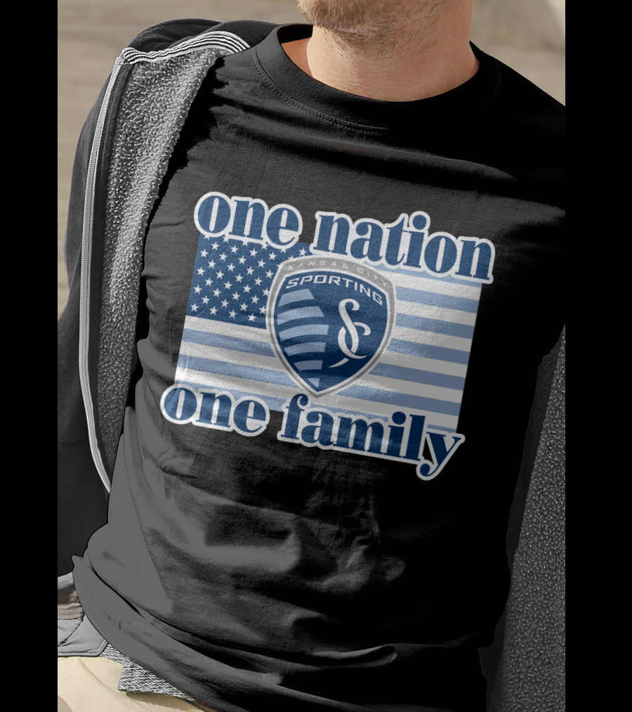 One Nation One Family Sporting Kansas City T-Shirt