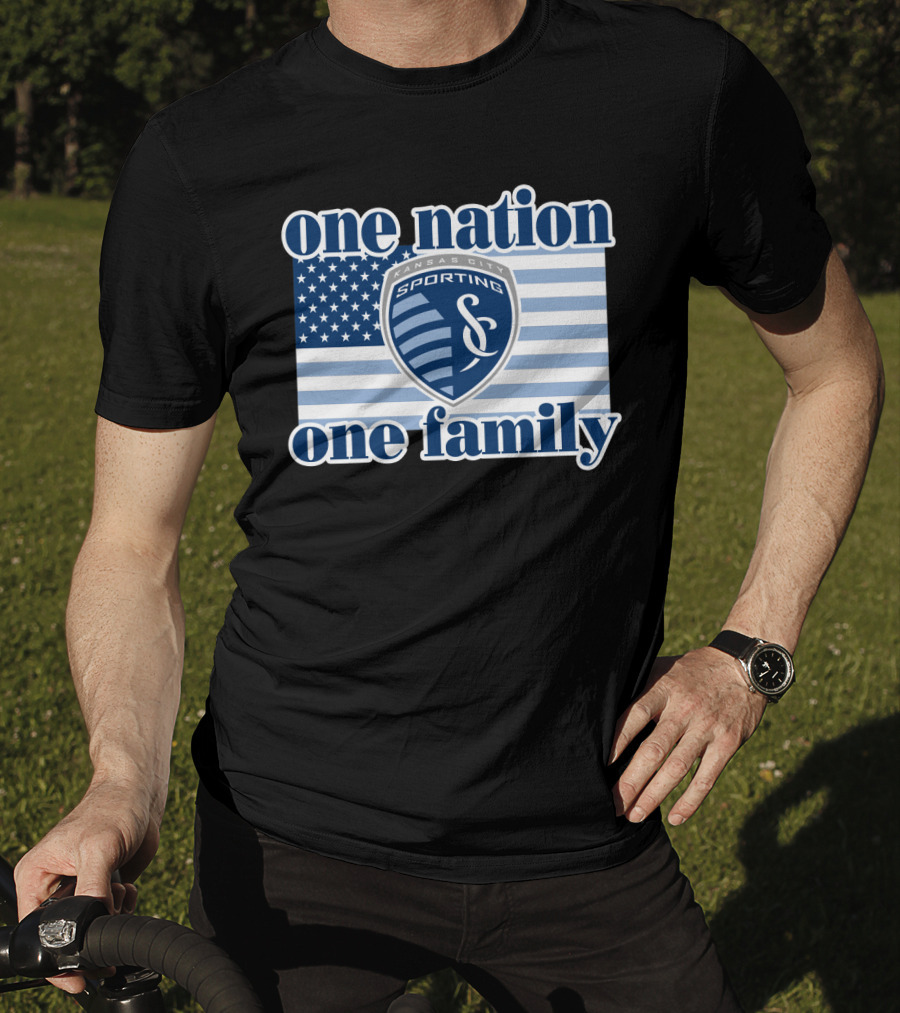 One Nation One Family Sporting Kansas City T-Shirt