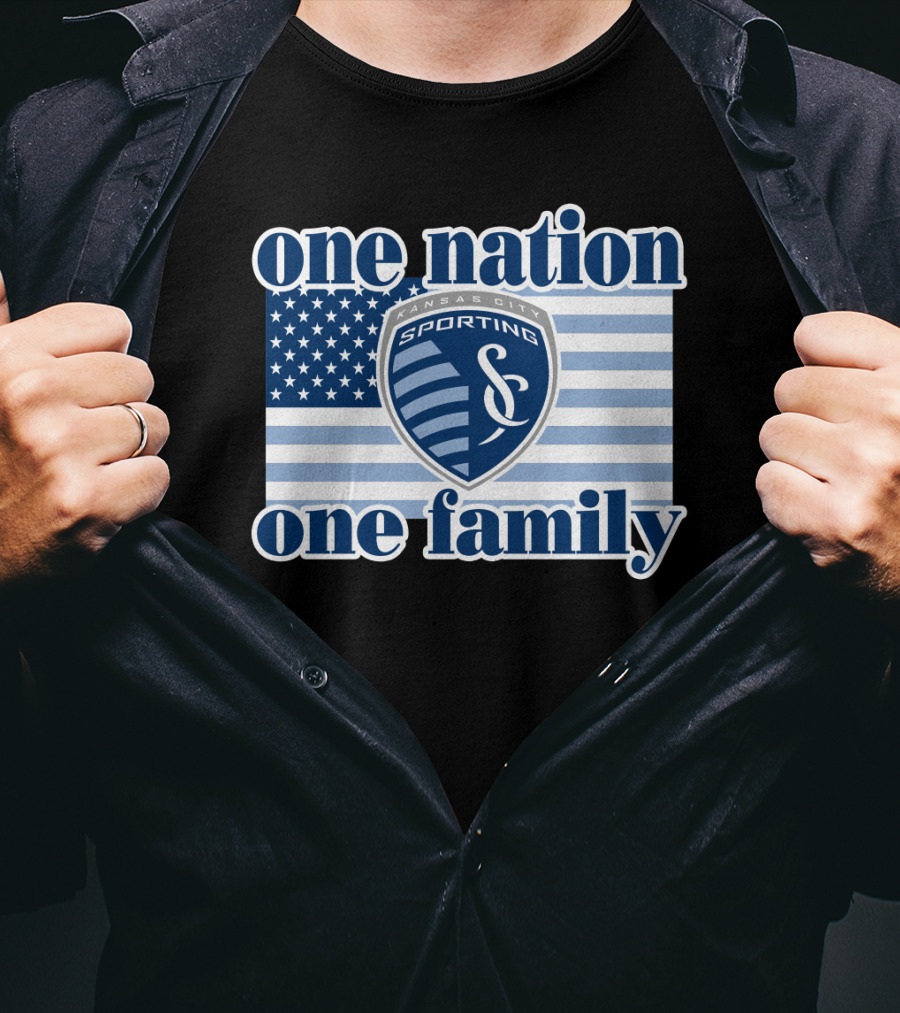 One Nation One Family Sporting Kansas City T-Shirt