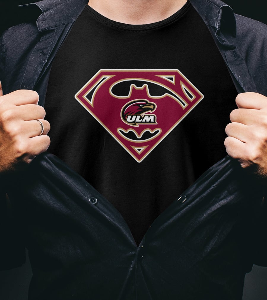 Superman Shield Ulm Ul Monroe Warhawks T-Shirt