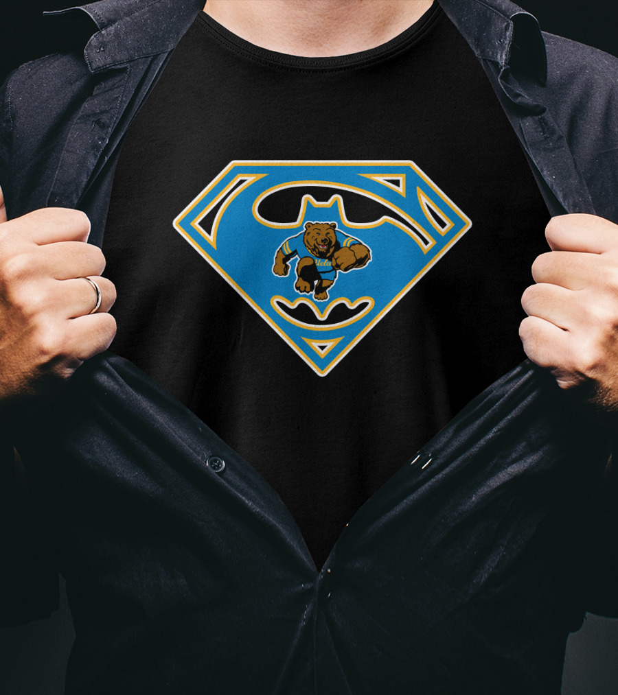 Ucla Bruins Superman Logo Batman Symbol T-Shirt
