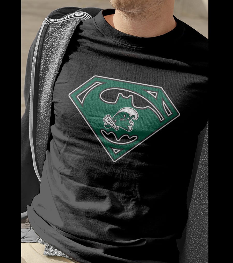 Superman Tulane Green Wave T-Shirt