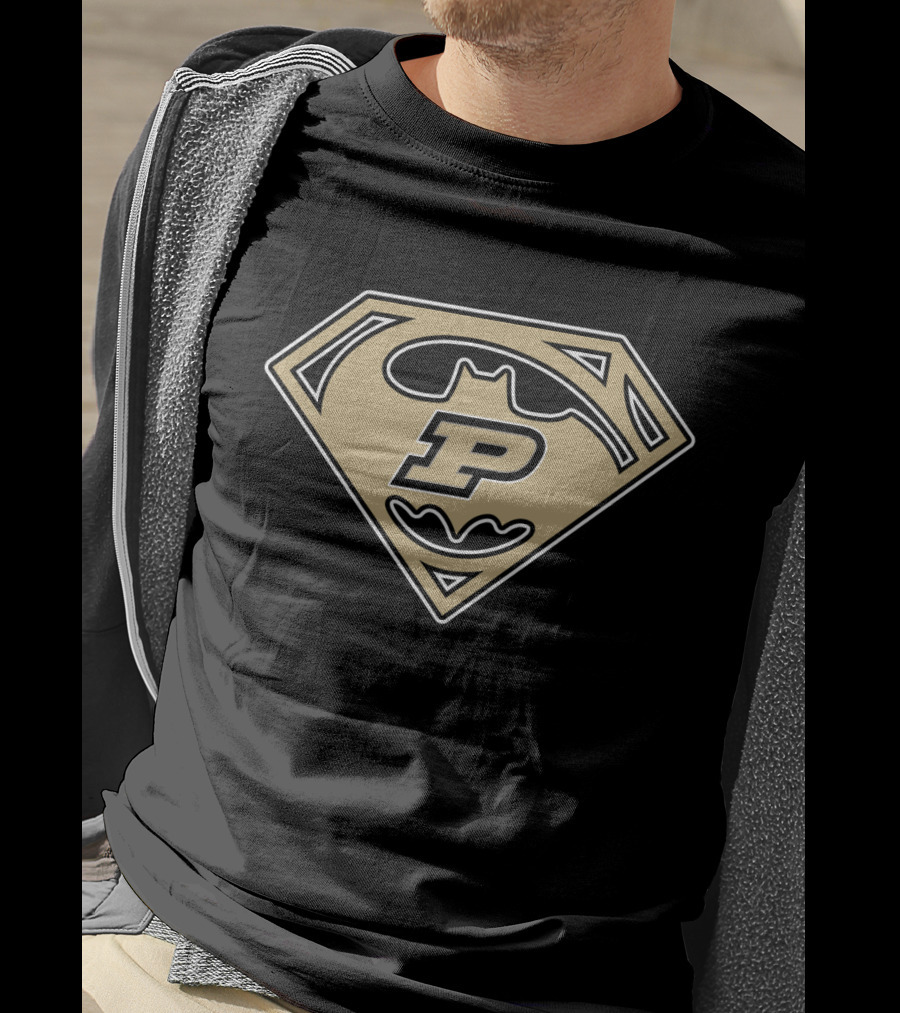 Purdue Boilermakers Batman Superhero T-Shirt