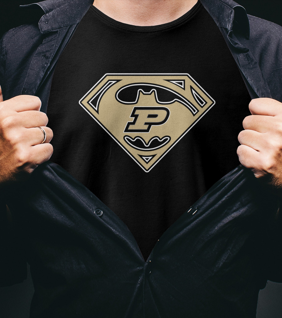 Purdue Boilermakers Batman Superhero T-Shirt