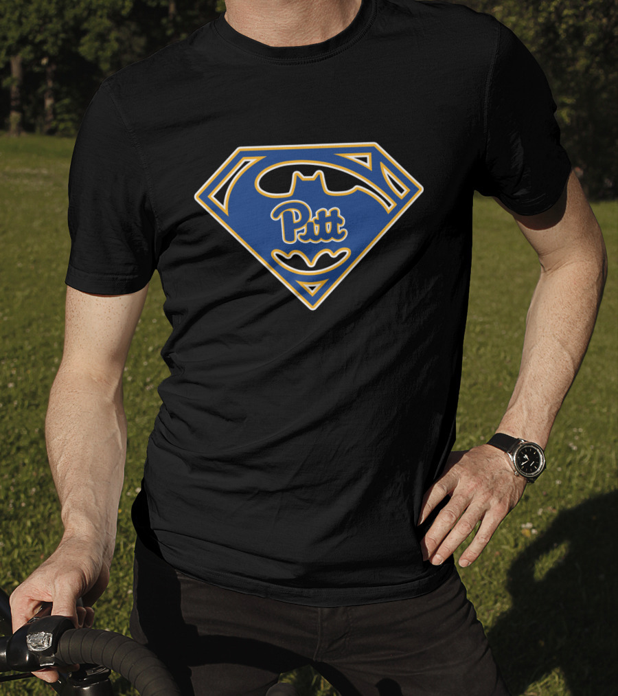 Pitt Panthers Batman Superhero Logo 33 Pittsburgh T-Shirt