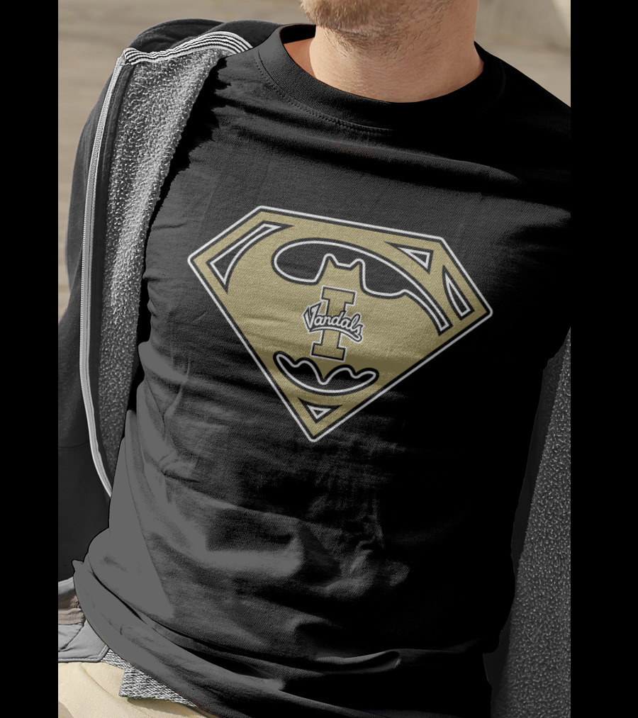 Idaho Vandals Superhero Bat-Symbol T-Shirt