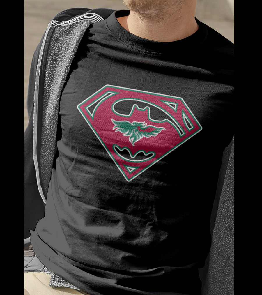 Superman Batman Green Bay Phoenix T-Shirt