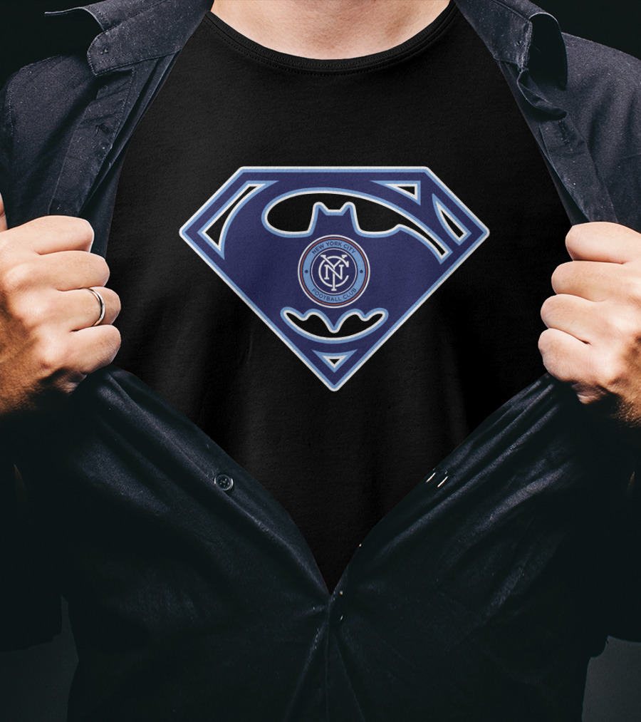 New York City Fc Superhero Shield T-Shirt