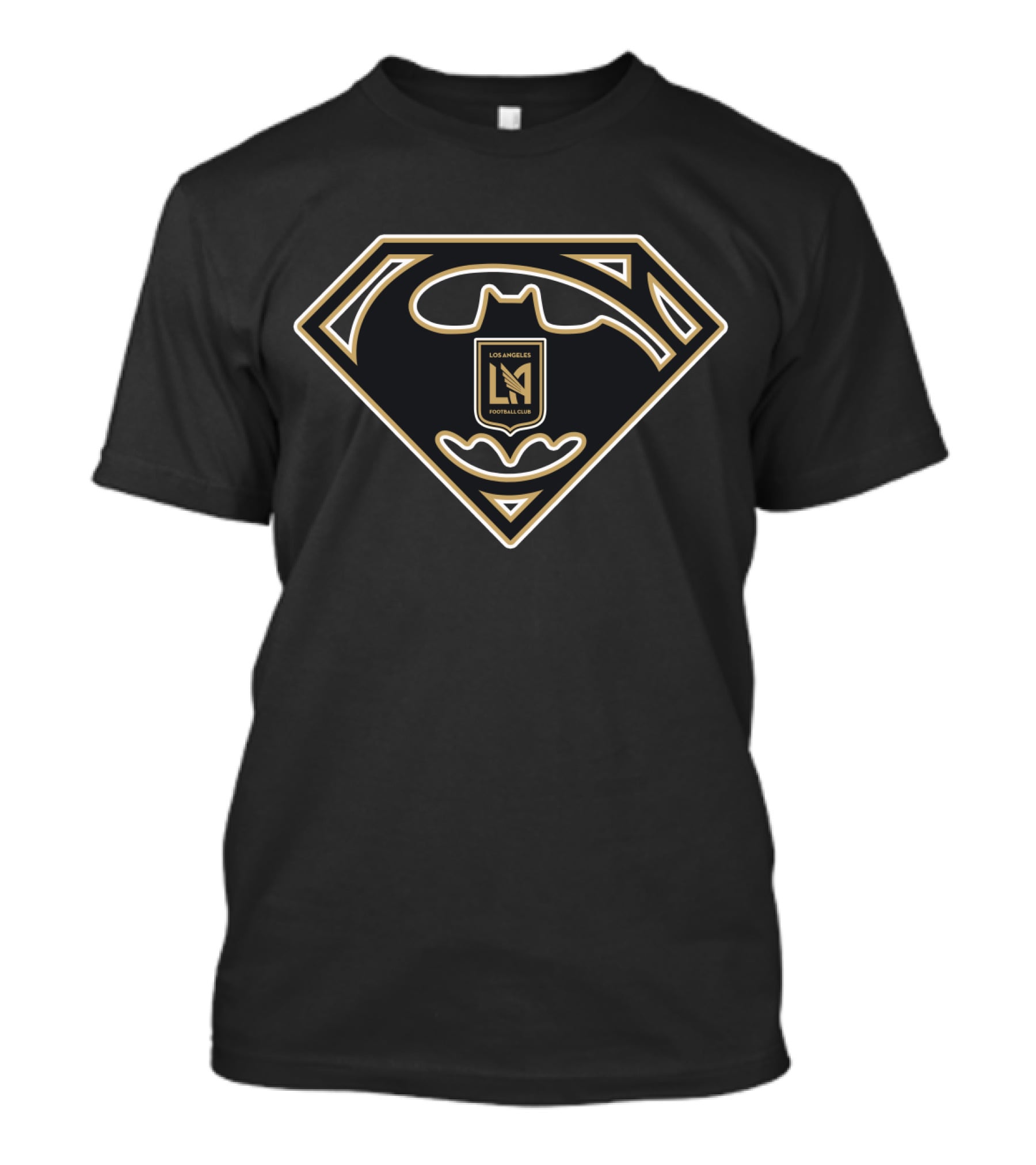 Superman Batman Los Angeles Fc Soccer Club Crest T-Shirt