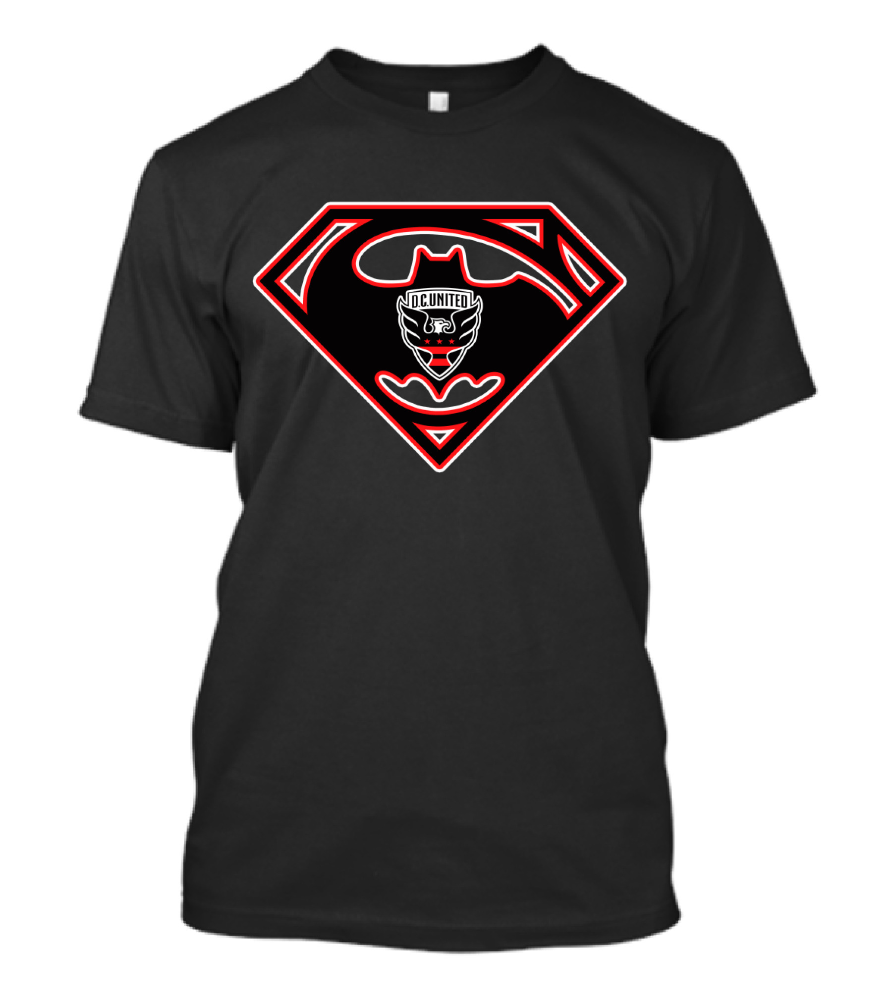Dc United Superman Logo Badge T-Shirt